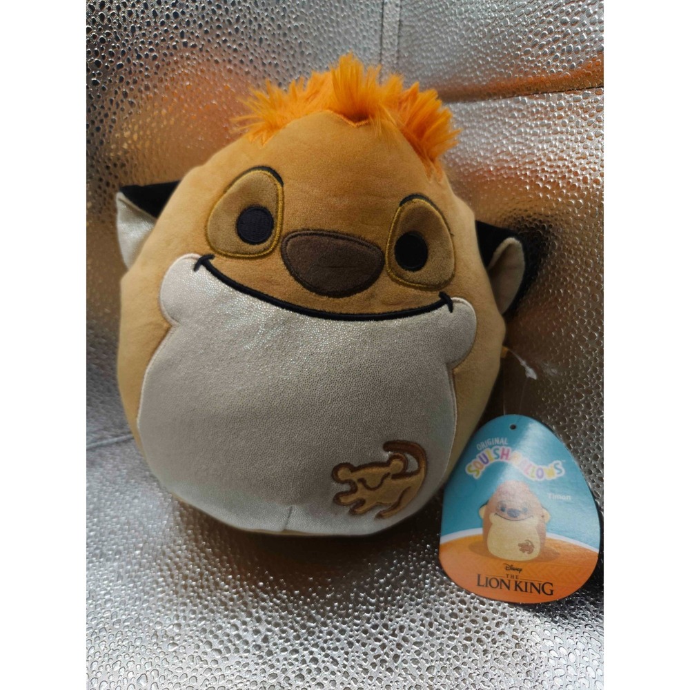 NWT TIMON Disney The Lion King 30th Anniversary Squishmallow Shimmery 7" Plush